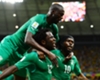 Ivory Coast team-mates Yaya Toure, Wilfried Bony and Gervinho